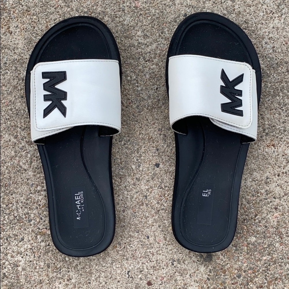 Michael Kors Velcro Slides